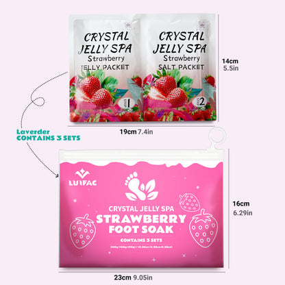 Jelly Pedicure Packs Strawberry