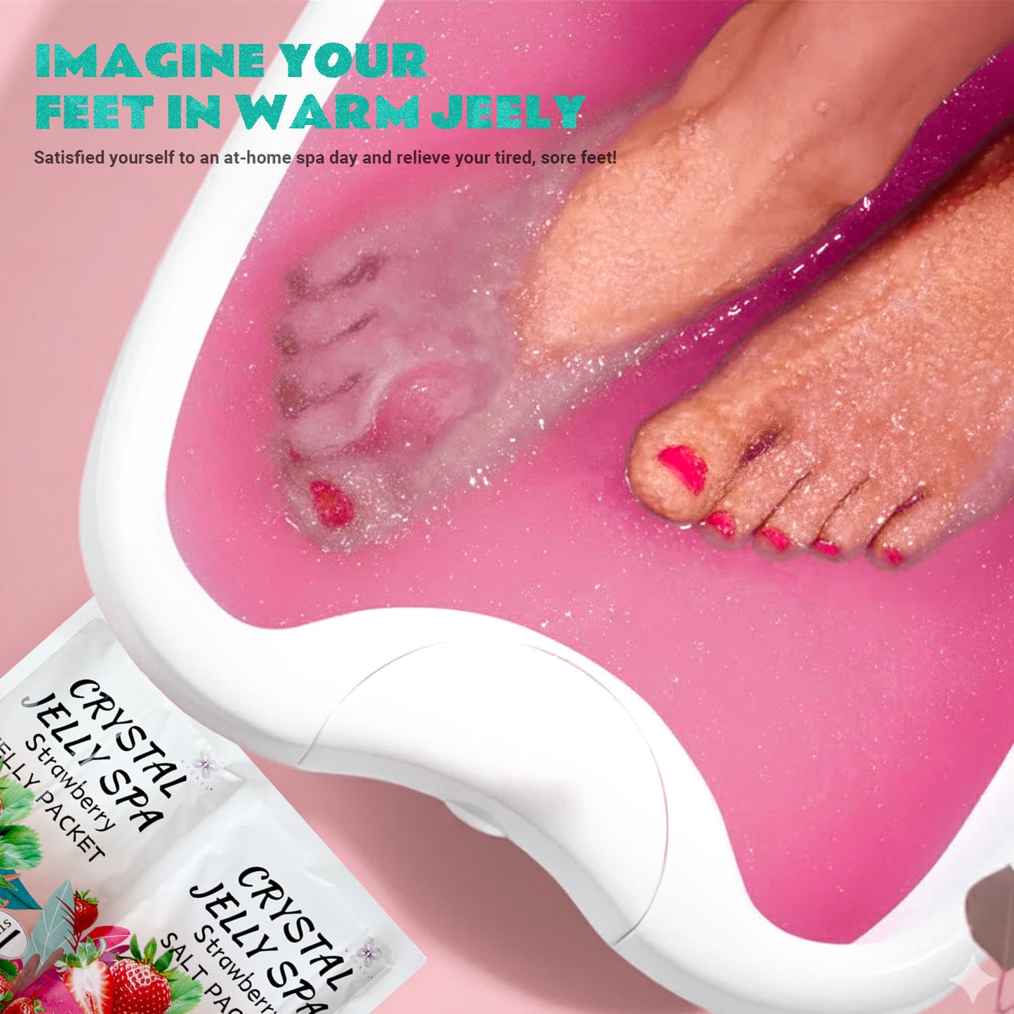Jelly Pedicure Packs Strawberry